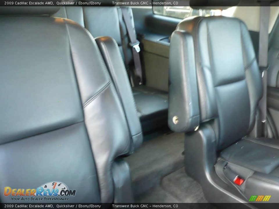 2009 Cadillac Escalade AWD Quicksilver / Ebony/Ebony Photo #16