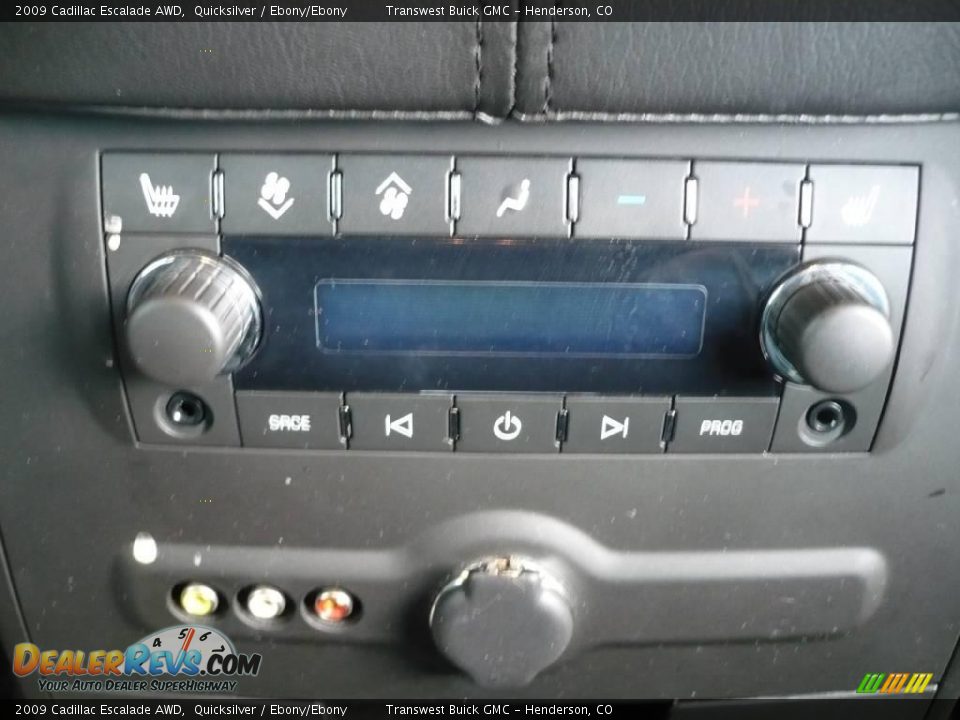 2009 Cadillac Escalade AWD Quicksilver / Ebony/Ebony Photo #19