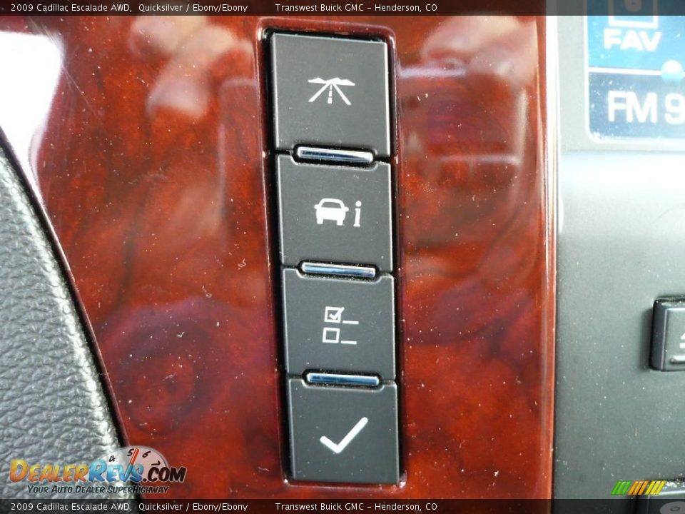 2009 Cadillac Escalade AWD Quicksilver / Ebony/Ebony Photo #26