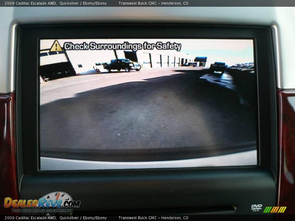 2009 Cadillac Escalade AWD Quicksilver / Ebony/Ebony Photo #29