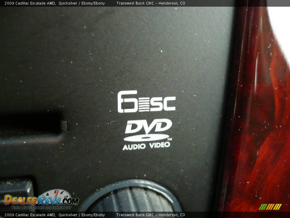 2009 Cadillac Escalade AWD Quicksilver / Ebony/Ebony Photo #32