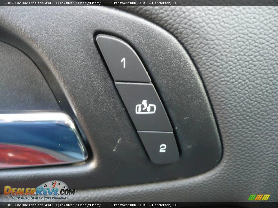 2009 Cadillac Escalade AWD Quicksilver / Ebony/Ebony Photo #9
