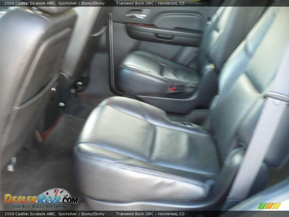 2009 Cadillac Escalade AWD Quicksilver / Ebony/Ebony Photo #11
