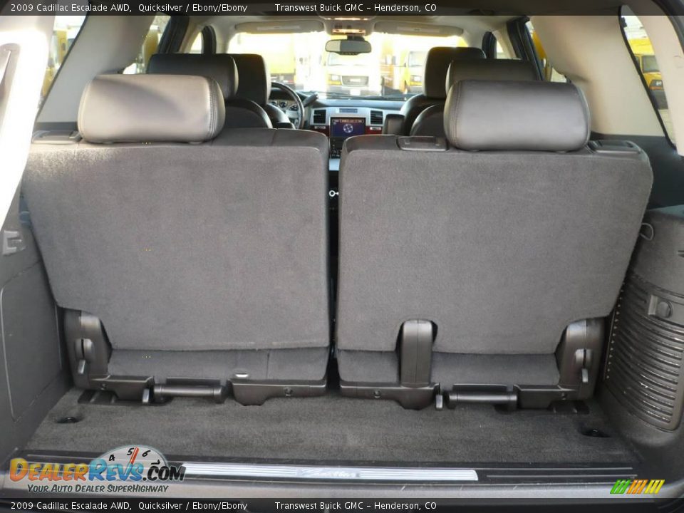 2009 Cadillac Escalade AWD Quicksilver / Ebony/Ebony Photo #12