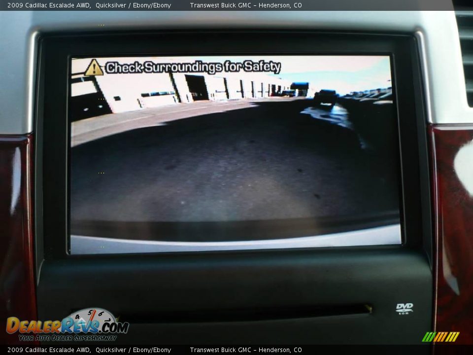 2009 Cadillac Escalade AWD Quicksilver / Ebony/Ebony Photo #28