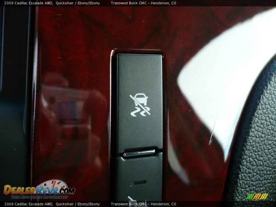2009 Cadillac Escalade AWD Quicksilver / Ebony/Ebony Photo #29