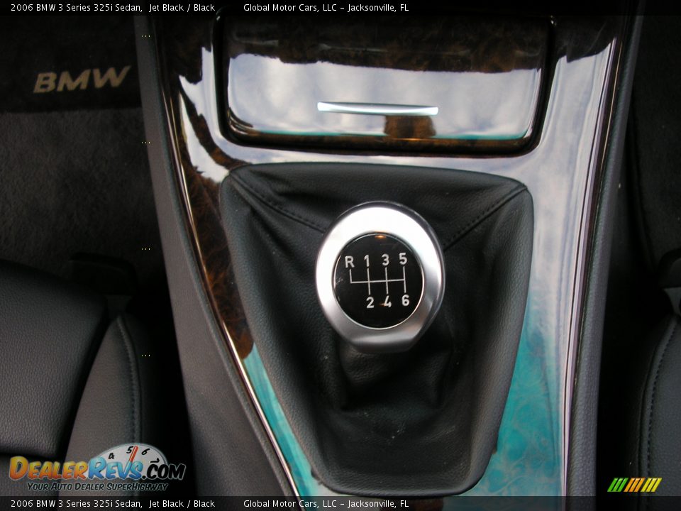 2006 BMW 3 Series 325i Sedan Jet Black / Black Photo #12