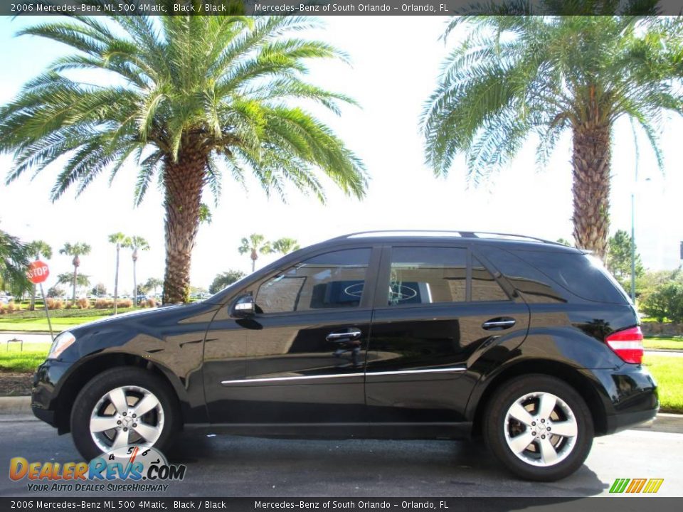 2006 Mercedes-Benz ML 500 4Matic Black / Black Photo #1