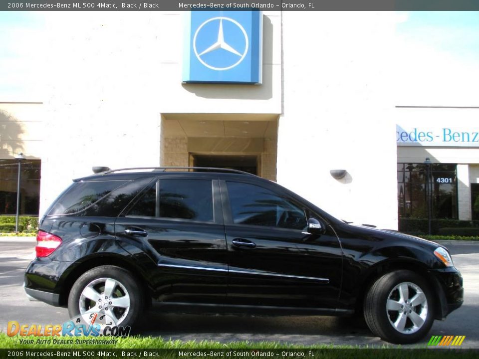 2006 Mercedes-Benz ML 500 4Matic Black / Black Photo #5