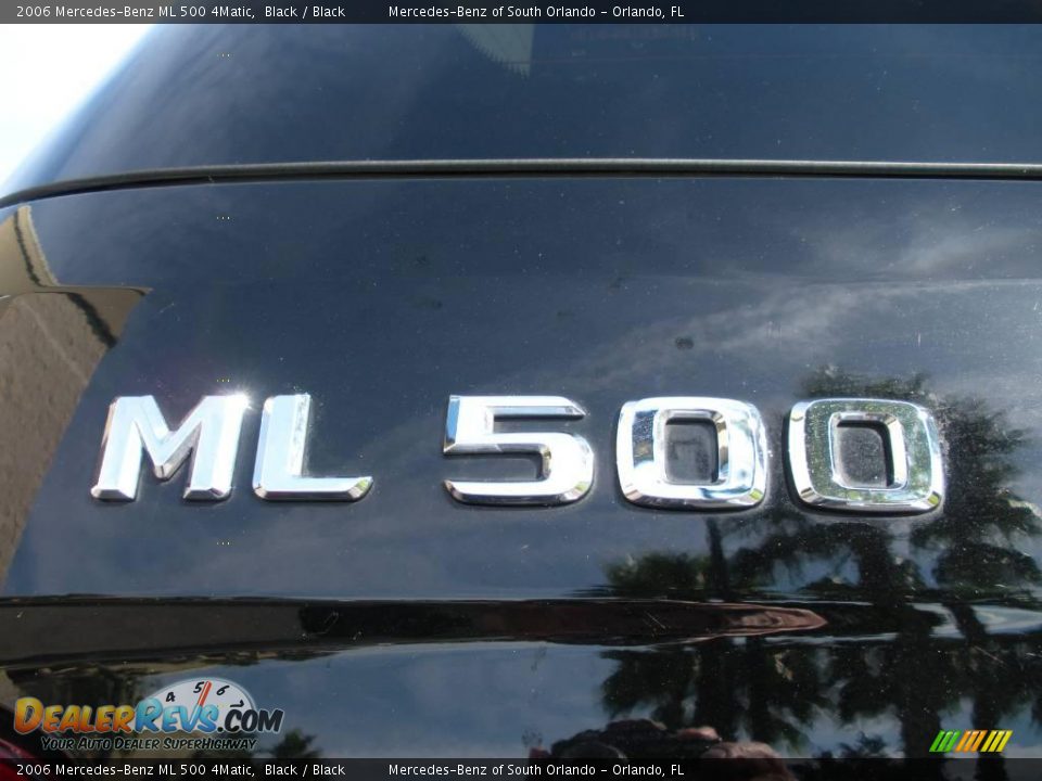2006 Mercedes-Benz ML 500 4Matic Black / Black Photo #9
