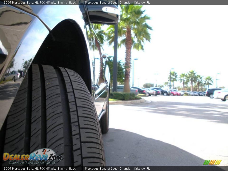 2006 Mercedes-Benz ML 500 4Matic Black / Black Photo #10