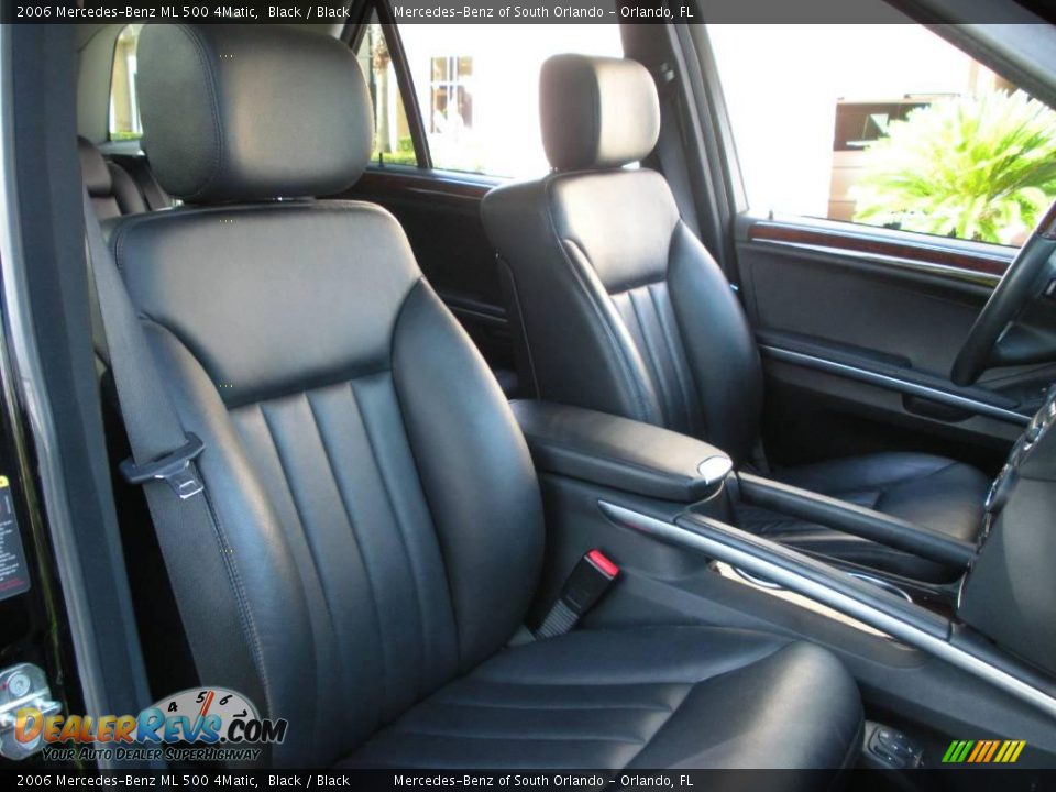 2006 Mercedes-Benz ML 500 4Matic Black / Black Photo #16
