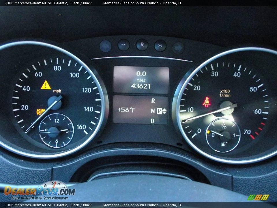 2006 Mercedes-Benz ML 500 4Matic Black / Black Photo #20