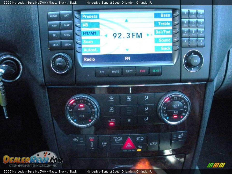 2006 Mercedes-Benz ML 500 4Matic Black / Black Photo #22