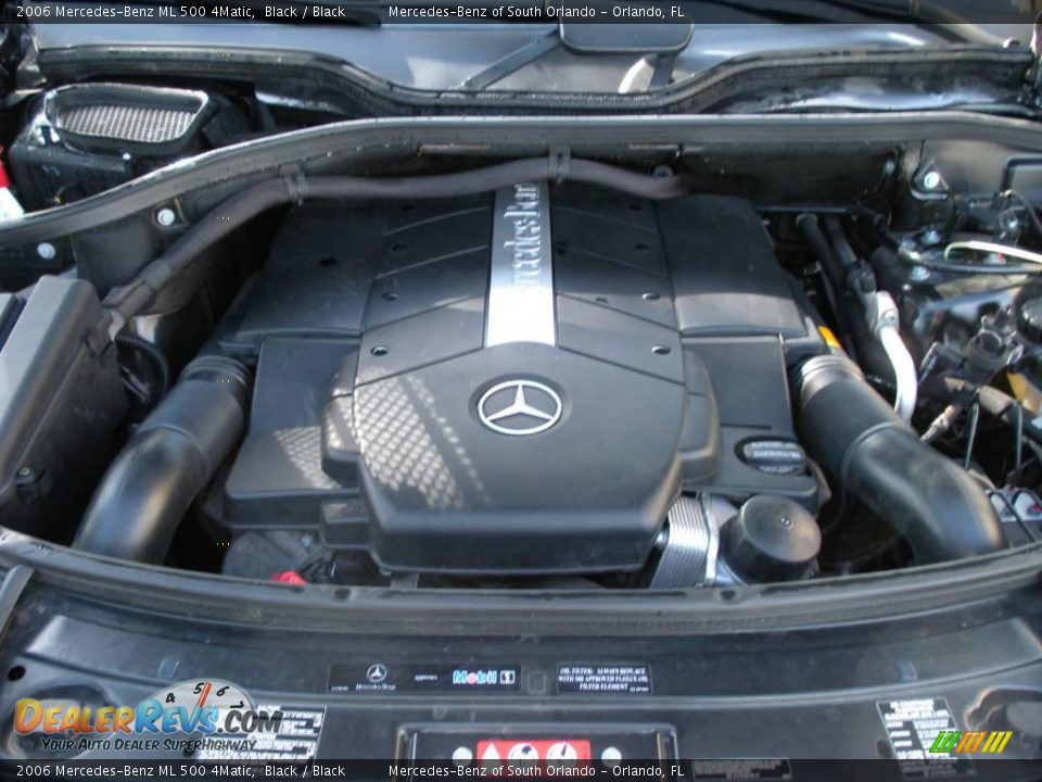2006 Mercedes-Benz ML 500 4Matic Black / Black Photo #24