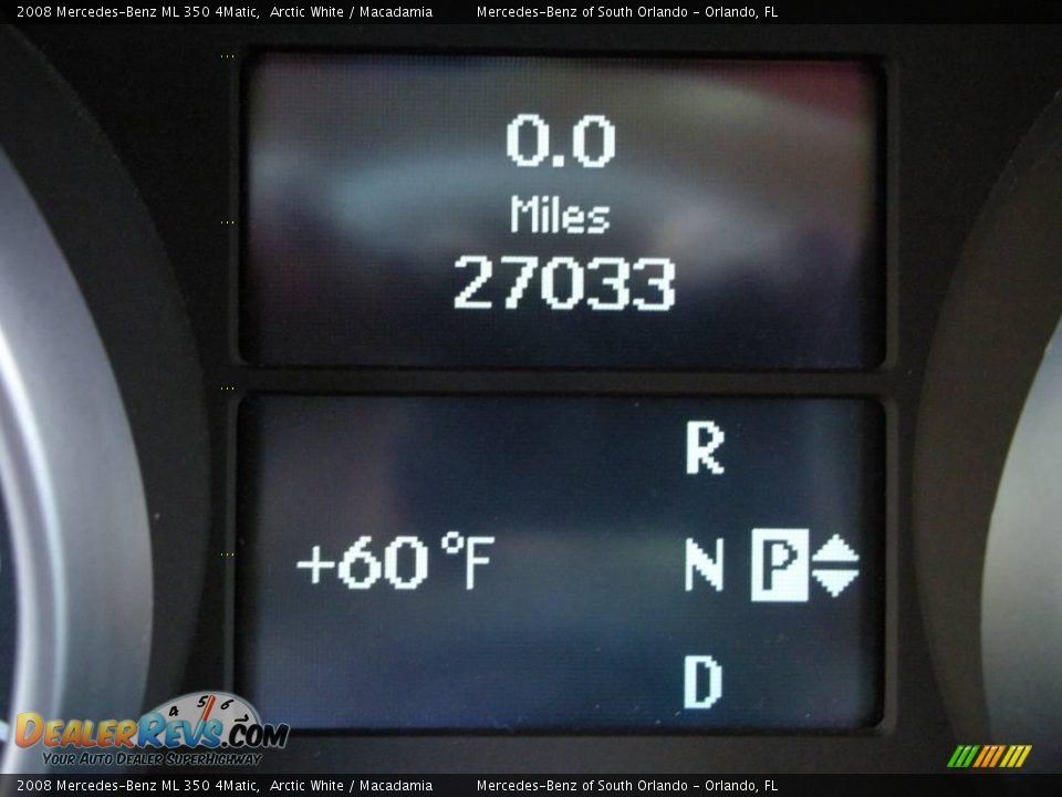 2008 Mercedes-Benz ML 350 4Matic Arctic White / Macadamia Photo #22