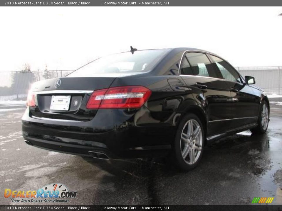 2010 Mercedes-Benz E 350 Sedan Black / Black Photo #3