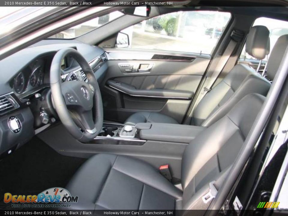 2010 Mercedes-Benz E 350 Sedan Black / Black Photo #8