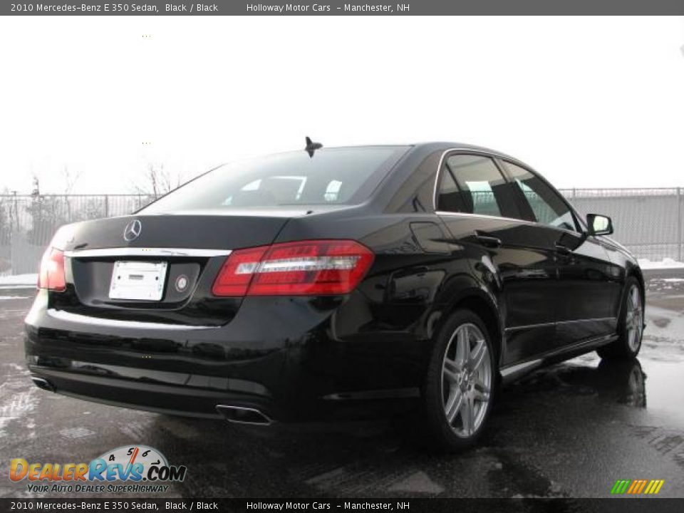 2010 Mercedes-Benz E 350 Sedan Black / Black Photo #3