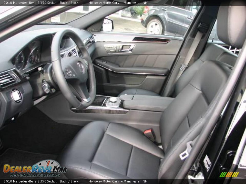 2010 Mercedes-Benz E 350 Sedan Black / Black Photo #8