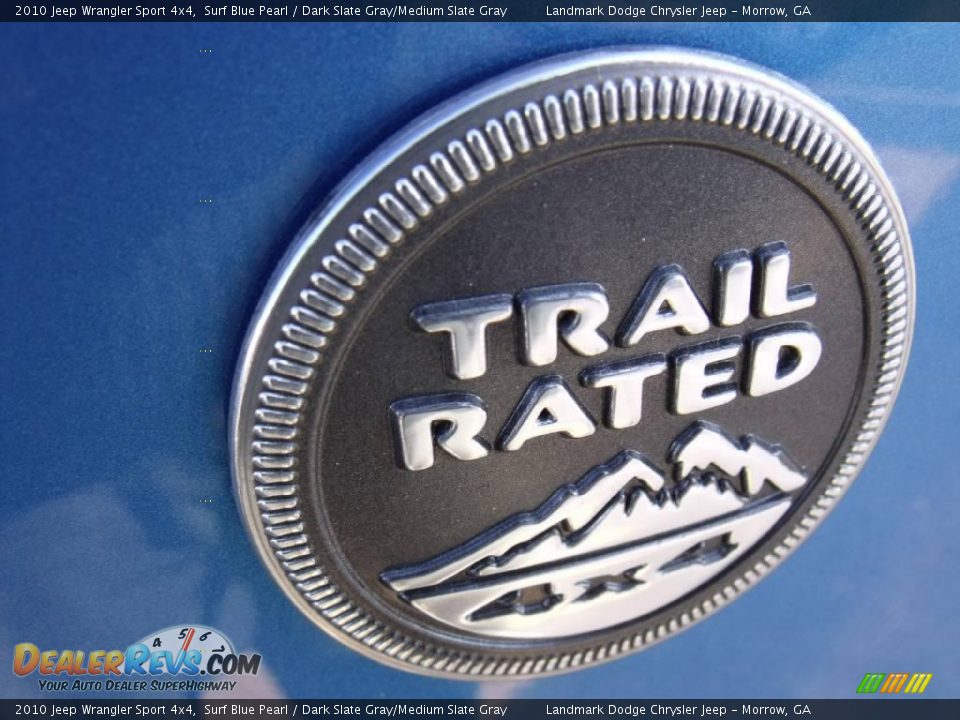 2010 Jeep Wrangler Sport 4x4 Surf Blue Pearl / Dark Slate Gray/Medium Slate Gray Photo #6