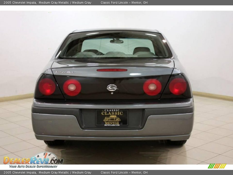 2005 Chevrolet Impala Medium Gray Metallic / Medium Gray Photo #6