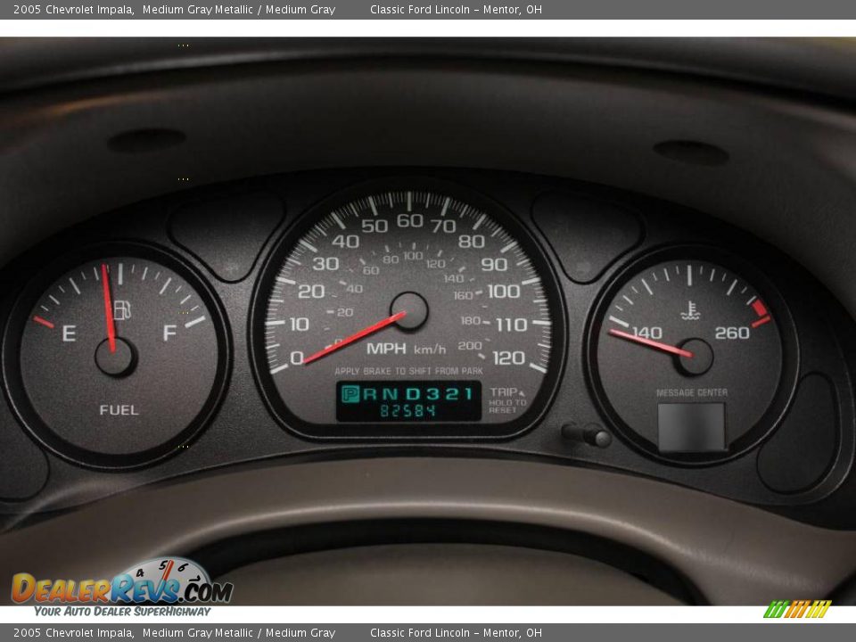 2005 Chevrolet Impala Medium Gray Metallic / Medium Gray Photo #11