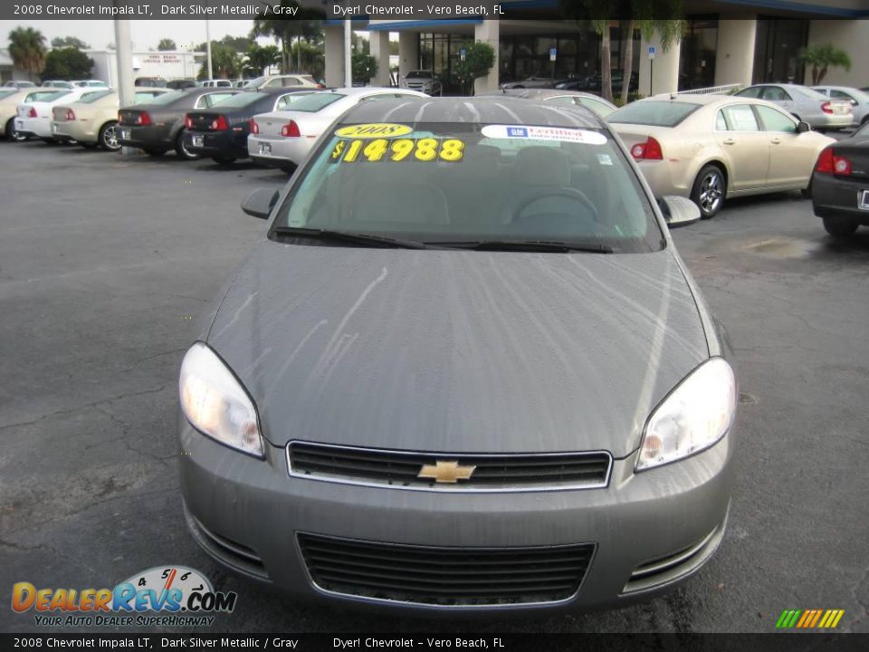 2008 Chevrolet Impala LT Dark Silver Metallic / Gray Photo #2
