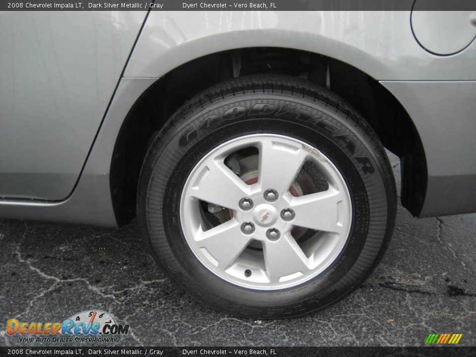 2008 Chevrolet Impala LT Dark Silver Metallic / Gray Photo #4