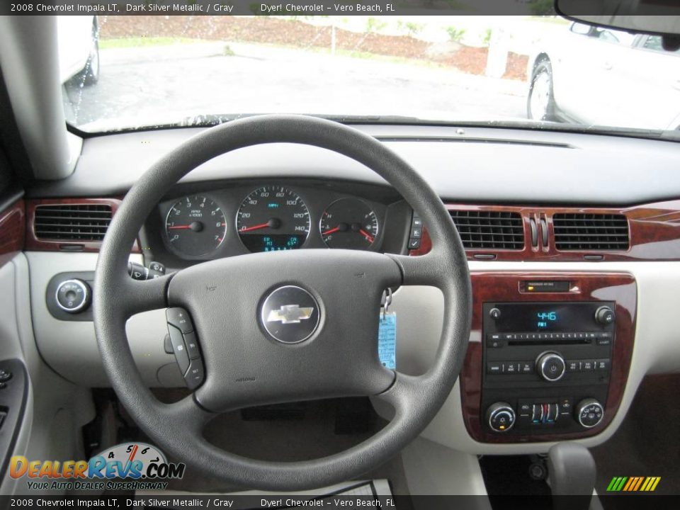 2008 Chevrolet Impala LT Dark Silver Metallic / Gray Photo #7