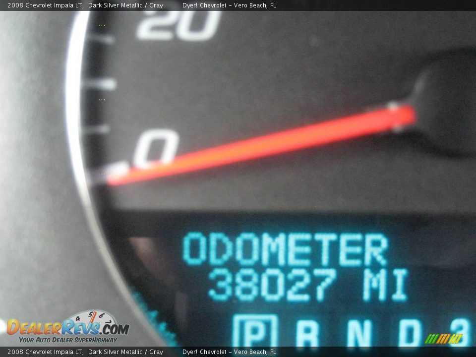 2008 Chevrolet Impala LT Dark Silver Metallic / Gray Photo #10