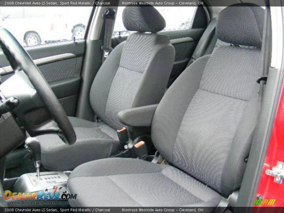 2008 Chevrolet Aveo LS Sedan Sport Red Metallic / Charcoal Photo #9