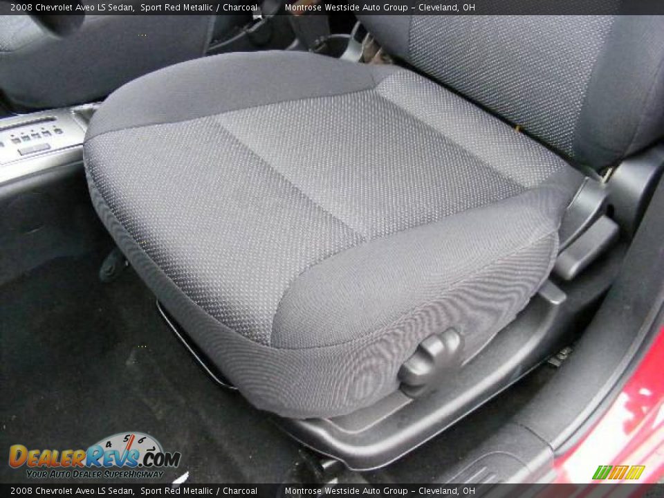 2008 Chevrolet Aveo LS Sedan Sport Red Metallic / Charcoal Photo #10