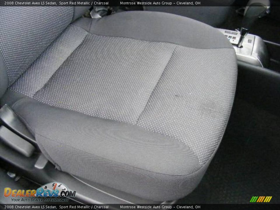 2008 Chevrolet Aveo LS Sedan Sport Red Metallic / Charcoal Photo #14