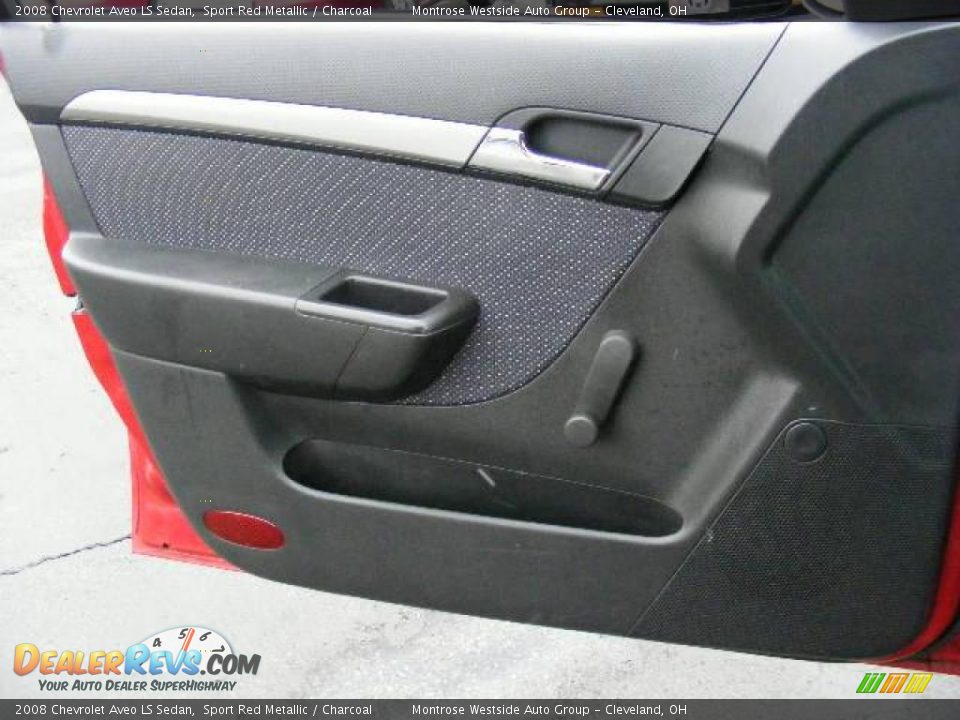 2008 Chevrolet Aveo LS Sedan Sport Red Metallic / Charcoal Photo #23