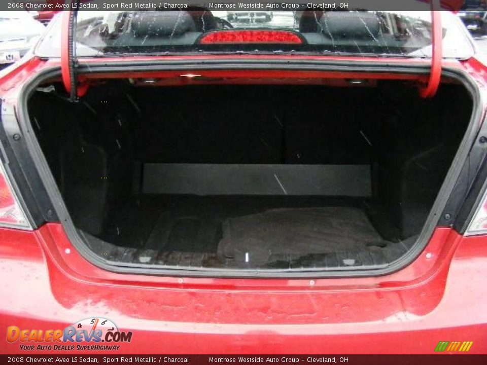 2008 Chevrolet Aveo LS Sedan Sport Red Metallic / Charcoal Photo #24