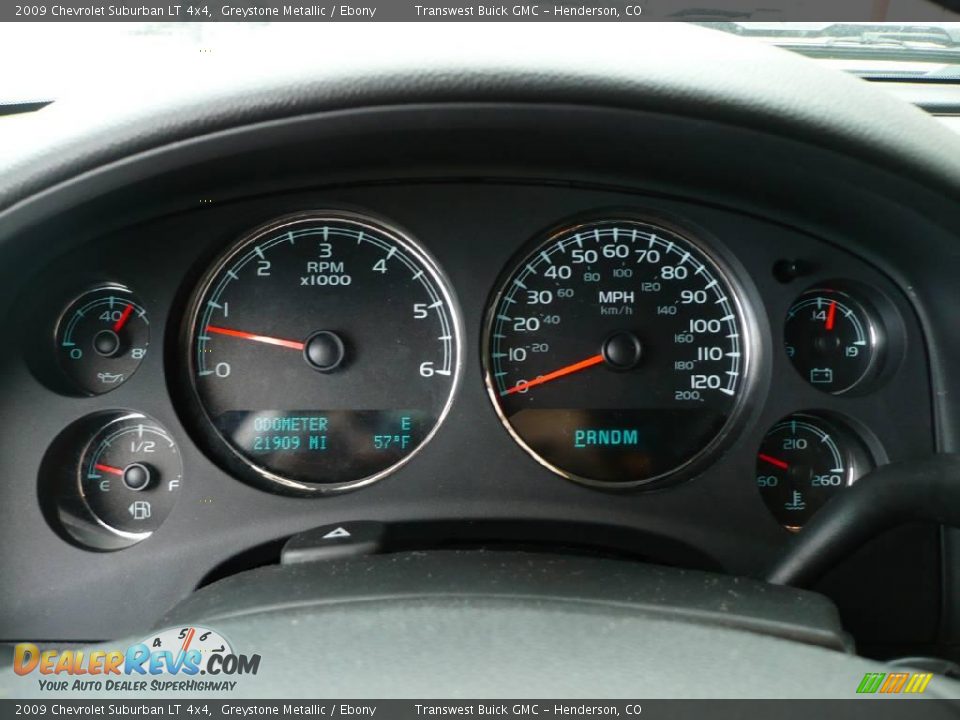 2009 Chevrolet Suburban LT 4x4 Greystone Metallic / Ebony Photo #33