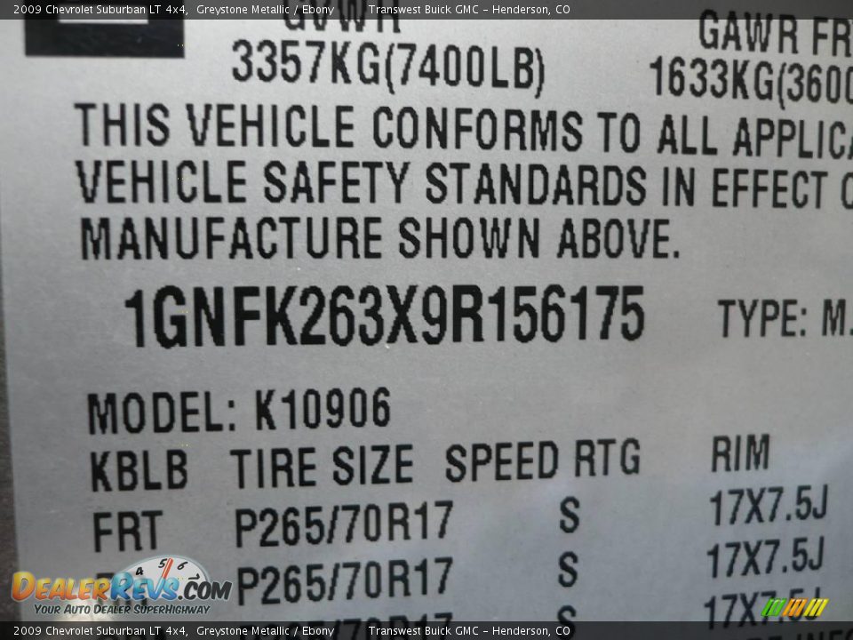 2009 Chevrolet Suburban LT 4x4 Greystone Metallic / Ebony Photo #35