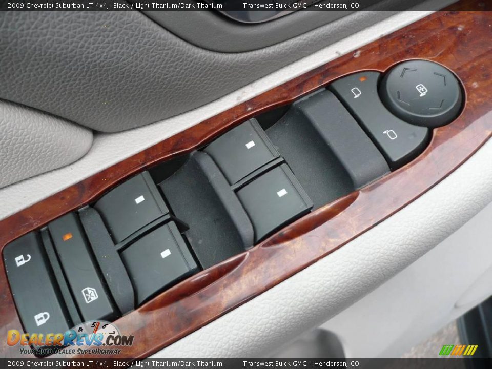 2009 Chevrolet Suburban LT 4x4 Black / Light Titanium/Dark Titanium Photo #8