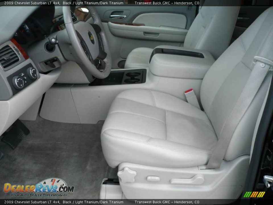 2009 Chevrolet Suburban LT 4x4 Black / Light Titanium/Dark Titanium Photo #9