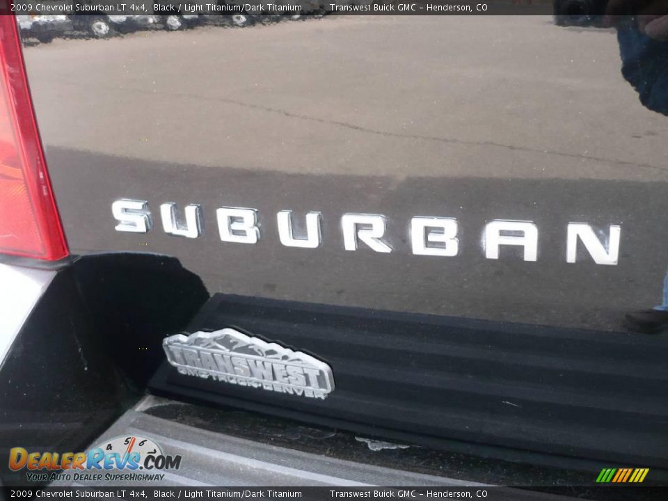 2009 Chevrolet Suburban LT 4x4 Black / Light Titanium/Dark Titanium Photo #12