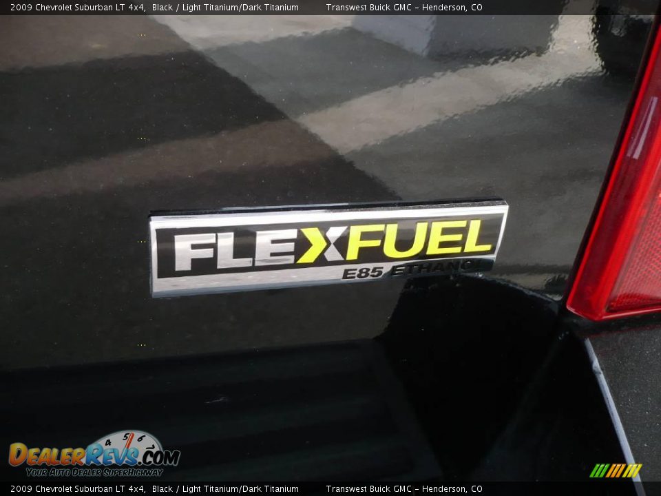 2009 Chevrolet Suburban LT 4x4 Black / Light Titanium/Dark Titanium Photo #14