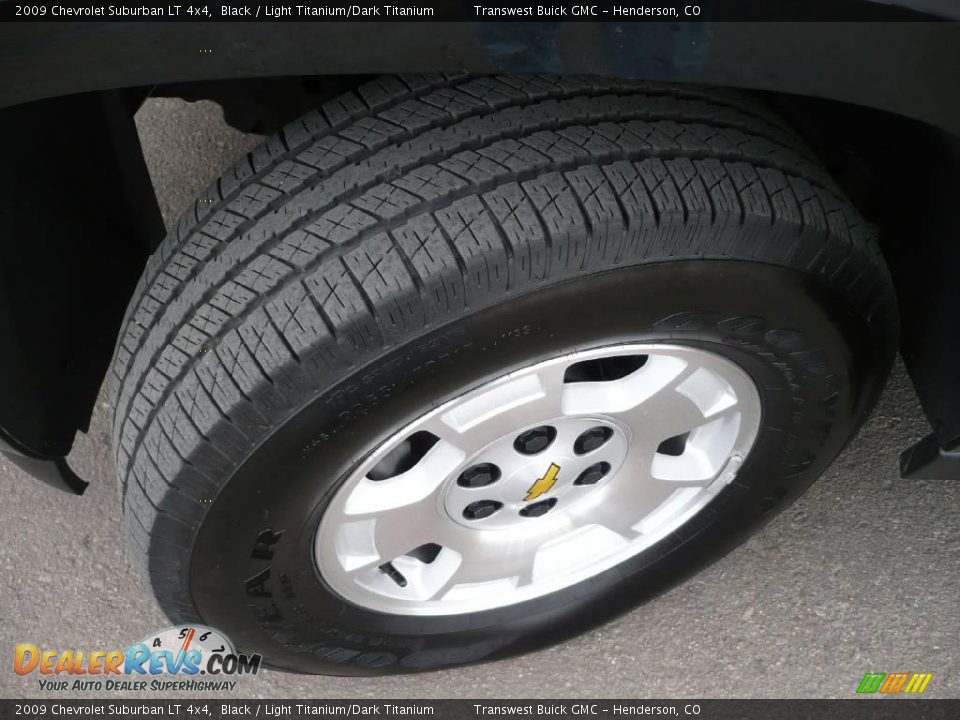2009 Chevrolet Suburban LT 4x4 Black / Light Titanium/Dark Titanium Photo #22