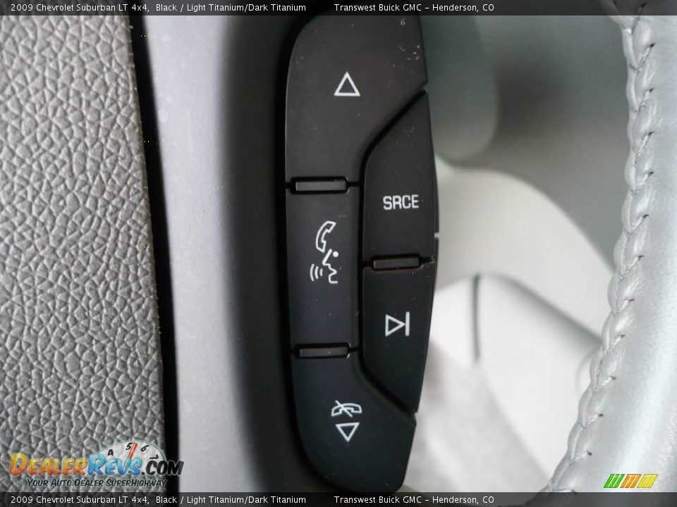 2009 Chevrolet Suburban LT 4x4 Black / Light Titanium/Dark Titanium Photo #26
