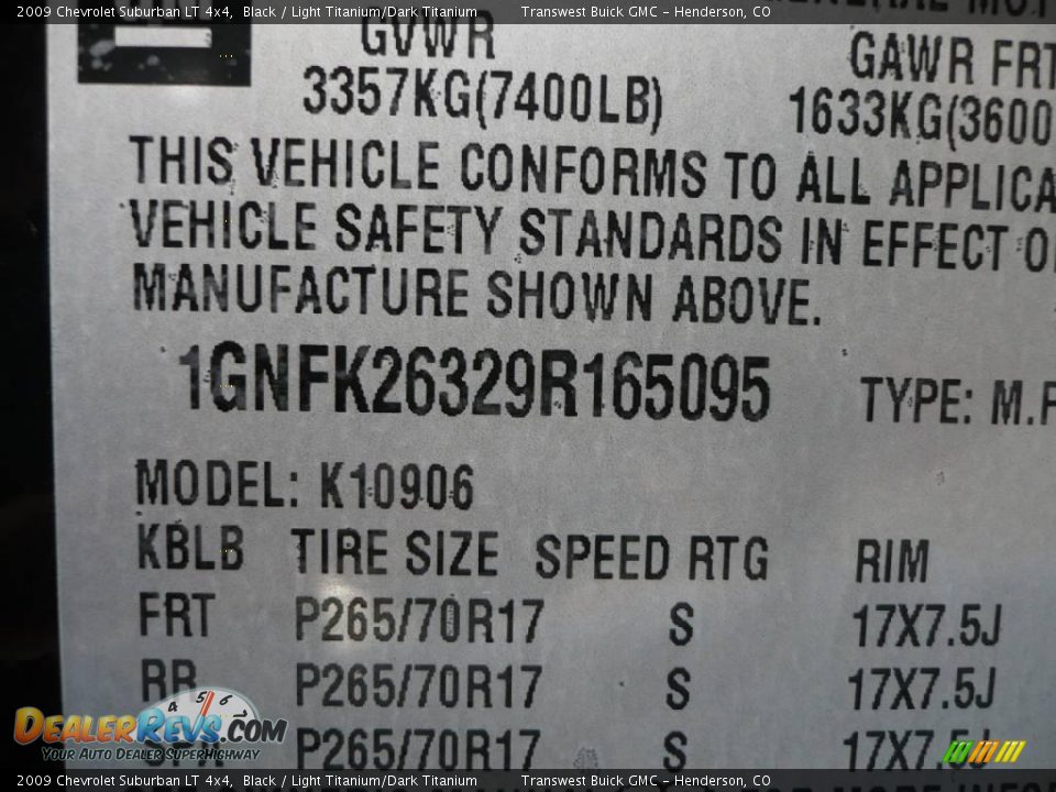 2009 Chevrolet Suburban LT 4x4 Black / Light Titanium/Dark Titanium Photo #36