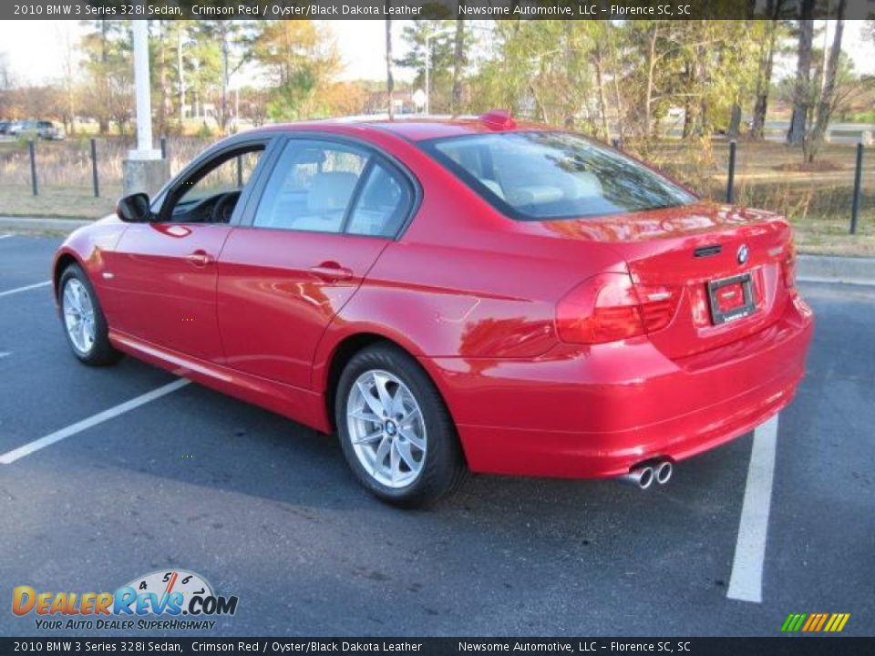 2010 BMW 3 Series 328i Sedan Crimson Red / Oyster/Black Dakota Leather Photo #2