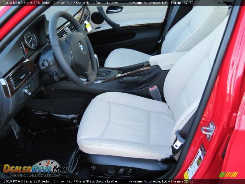 2010 BMW 3 Series 328i Sedan Crimson Red / Oyster/Black Dakota Leather Photo #3