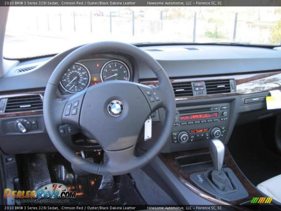 2010 BMW 3 Series 328i Sedan Crimson Red / Oyster/Black Dakota Leather Photo #5
