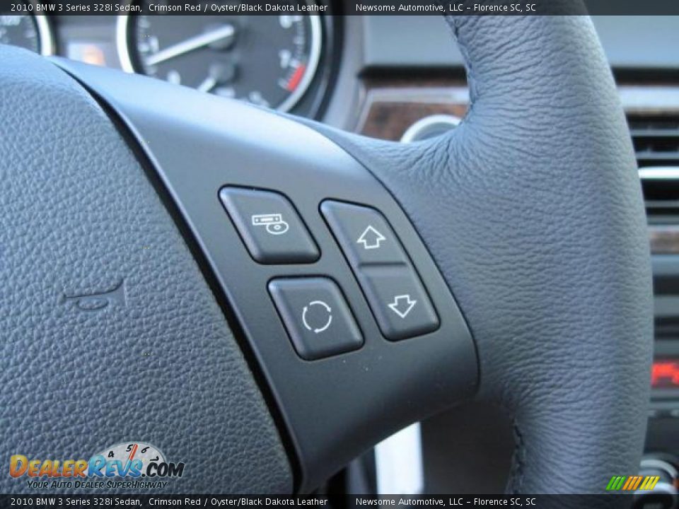 2010 BMW 3 Series 328i Sedan Crimson Red / Oyster/Black Dakota Leather Photo #7