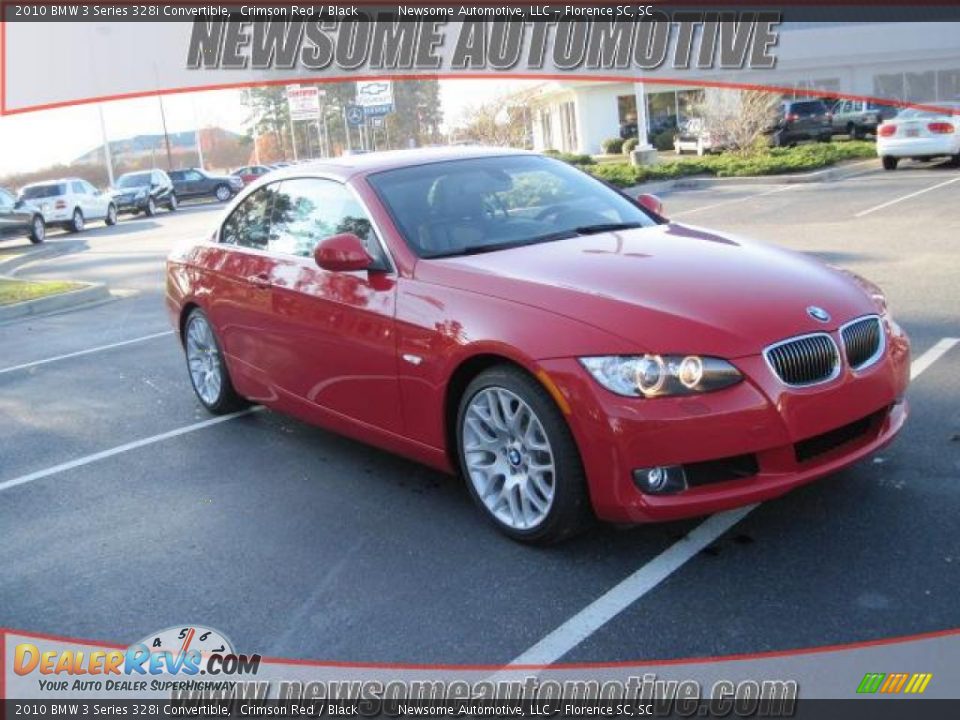 2010 BMW 3 Series 328i Convertible Crimson Red / Black Photo #1